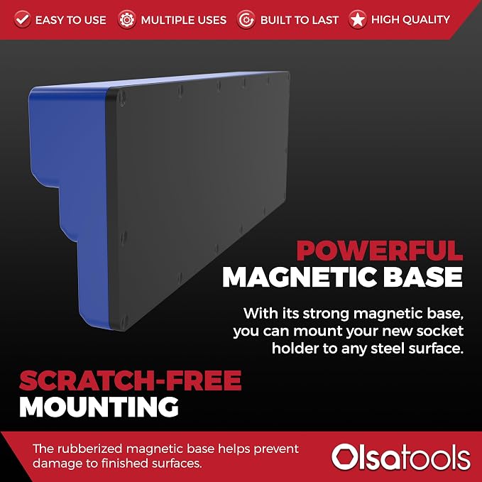Olsa Tools Magnetic Socket Organizer - Image 4