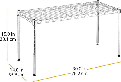 Whitmor 1 Tier Shelving Units, Wire Rack Storage Organizer - Image 3