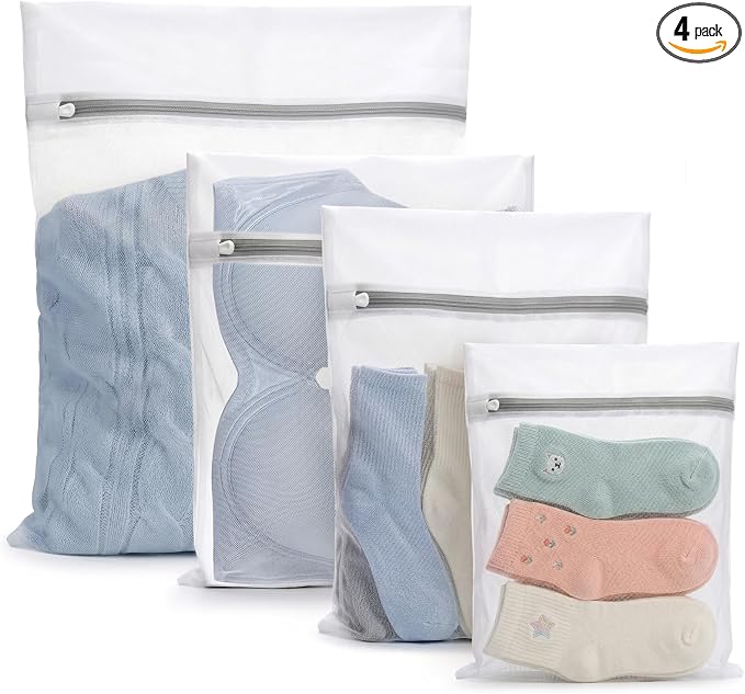 Muchfun 3Pcs Durable Fine Mesh Laundry Bags by Muchfun