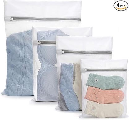 Muchfun 3Pcs Durable Fine Mesh Laundry Bags by Muchfun
