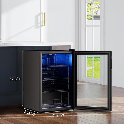 Yeego Beverage Refrigerator Cooler, 155 Cans Mini Fridge - Image 8