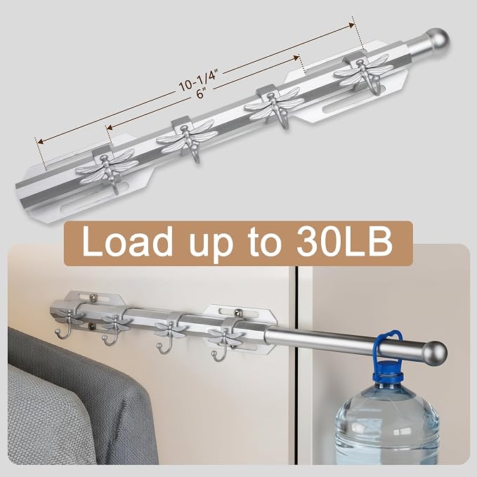 12" Valet Rod for Closet Pull Out - Image 7