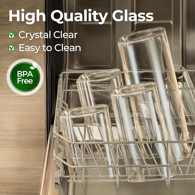 ComSaf 0.7 Qt Rectangle Glass Storage Containers - Image 4