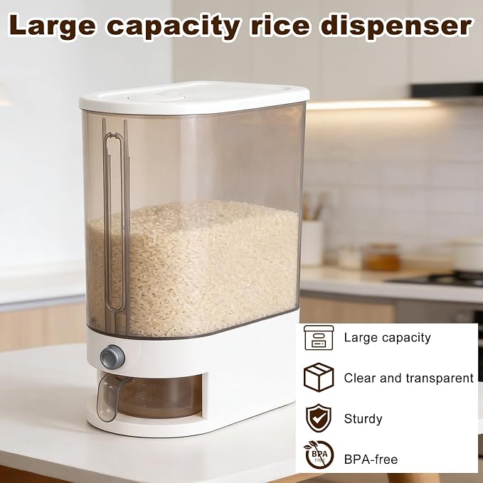 FMOACEN 22 Lbs Rice Dispenser - Image 4