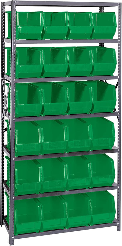 Quantum Storage Systems QSBU-265GN Giant Open Hopper Steel Shelving System by QuantumStorageSystems