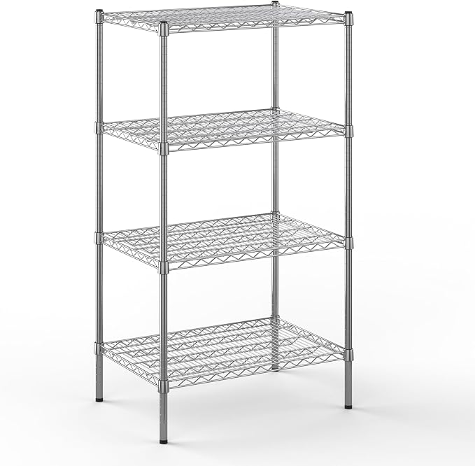 21" Deep x 30" Wide x 54" Height Wire Shelving Kit | 4-Tier | NSF Commercial by Regal+Altair