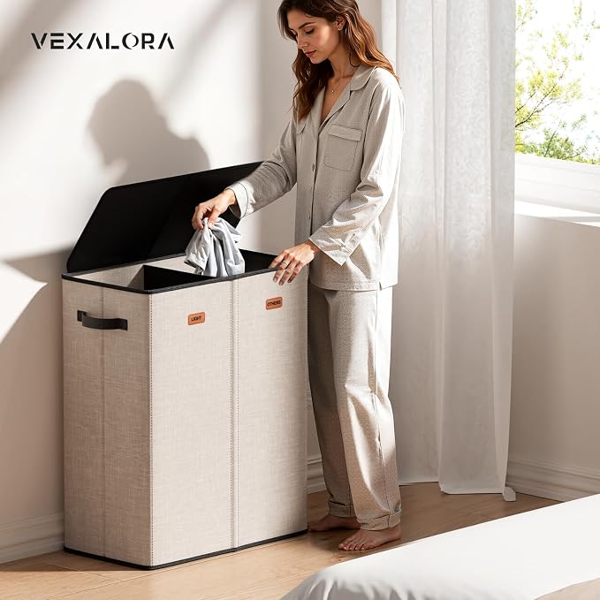 150L Double Laundry Hamper - Image 3