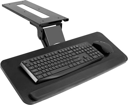 VIVO Adjustable Computer Keyboard & Mouse Platform Tray Ergonomic Under Table by VIVO