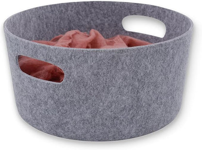 Welaxy Large Storage Basket Felt Open Storage Bins Desk Organize bin Shelf Box by Welaxy