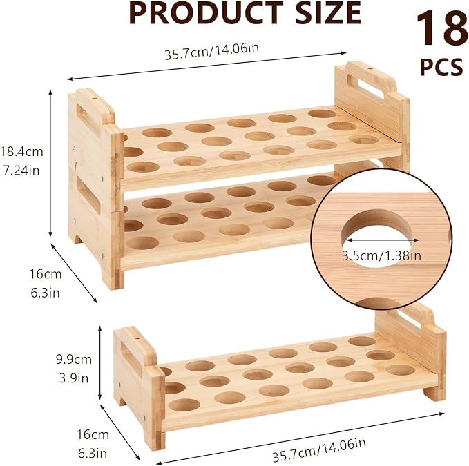 2-Tier Wooden Egg Holder - Image 5