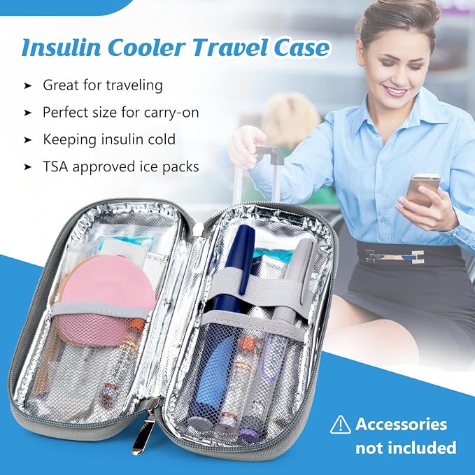 YOUSHARES Insulin Cooler Travel Case - Image 2