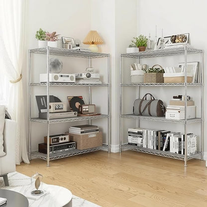 Xcity Storage Shelves, 4 Tier Heavy Duty Metal Shelving Unit - Image 5