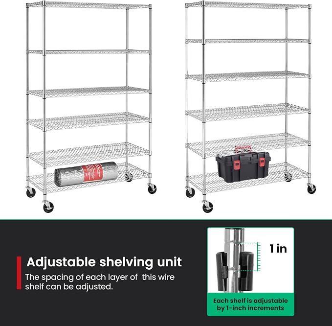 PayLessHere | 6-Tier Wire Shelf - Image 5