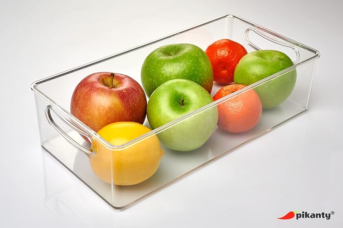 Pikanty Clear Refrigerator Organizer Bin - Image 5