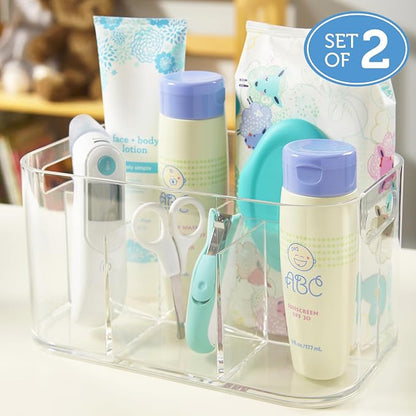 STORi Bliss 5-Compartment Plastic Cosmetics Storage Organizer - Image 7