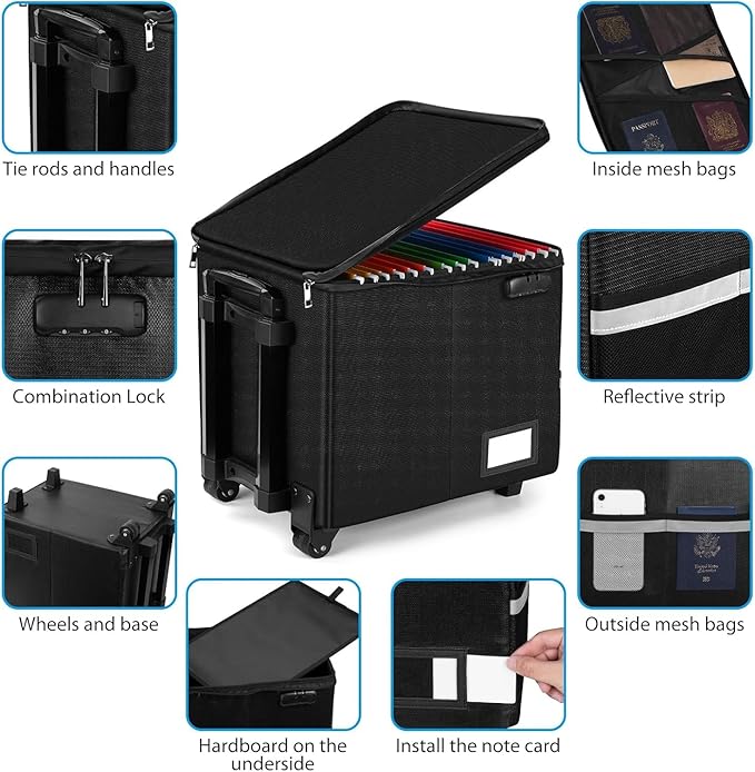 Fireproof Rolling File Box - Image 6
