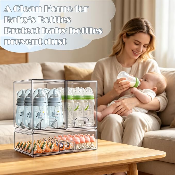 Baby Bottle Organizer with Hooks - Image 6