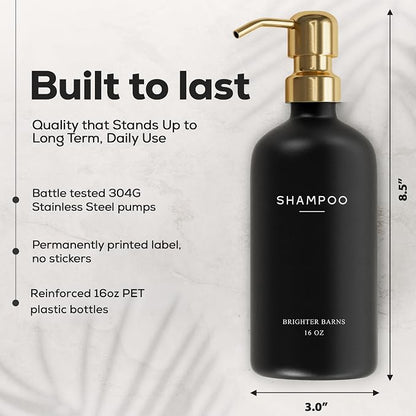 Luxury Shampoo and Conditioner Dispenser Set by Brighter Barns - Image 3