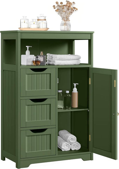 Yaheetech Bathroom Storage Cabinet, Storage Organizer by Unknown