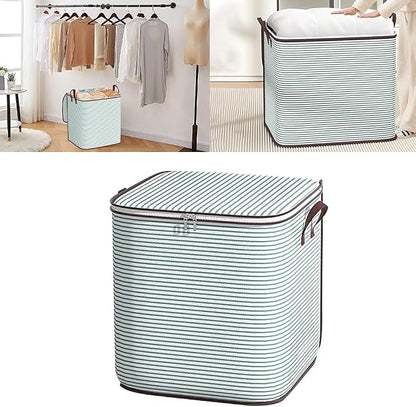Clothes Storage Bins, 210L Foldable Blanket Storage Bags, Closet Organizers and by KyeeaDIY