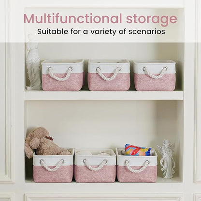 11.8x7.9x5.2 Inch Fabric Small Storage Bins - Image 6