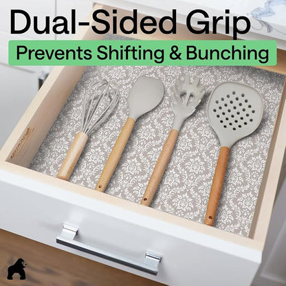 GORILLA GRIP DripGuard Shelf Liner, Non-Adhesive Drawer and Kitchen Cabinet - Image 4