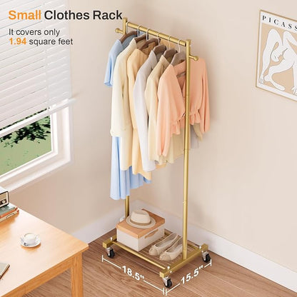 MISSLO Small Clothes Racks for Hanging Clothes Clothing Rack - Image 7