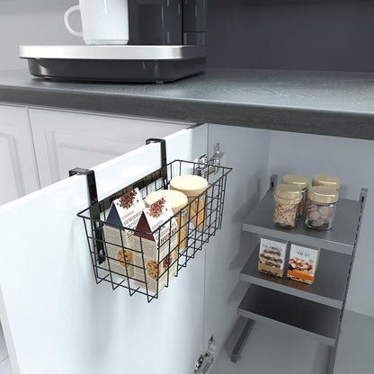 MaraFansie Basket with Hook, Grid Storage Basket, Over the Cabinet Door - Image 3