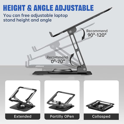 Laptop Stand for Desk, Adjustable Computer Stand - Image 3