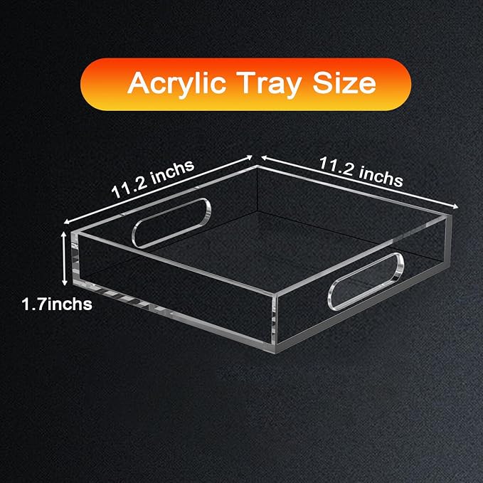 Acrylic Organizers Tray, Acrylic Tray - Image 2