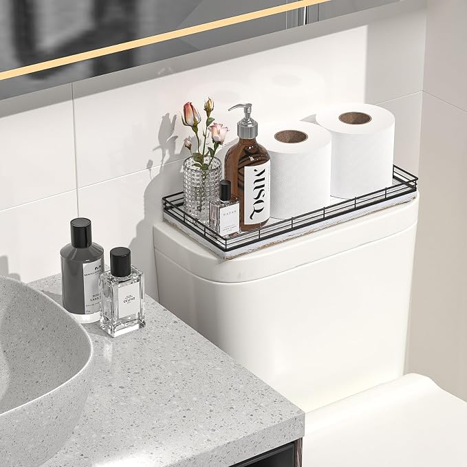 Bathroom Toilet Tank Tray, Vanity Tray - Image 2