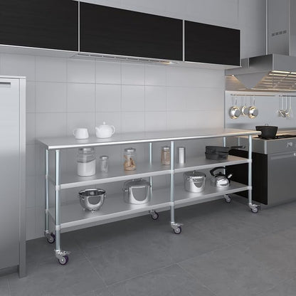 AmGood Stainless Steel Work Table - Image 7