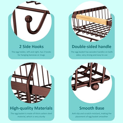3 Tier Fruit Basket for Kitchen Counter - Image 4