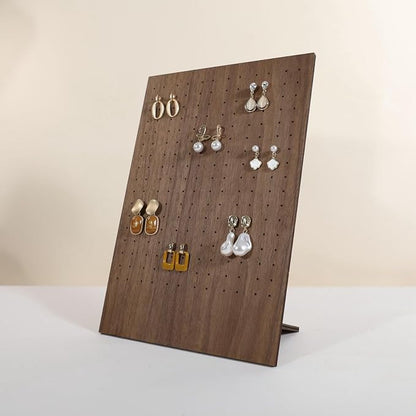 GemeShou Walnut earring display stand by GemeShou