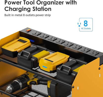 CCCEI Modular Power Tool Organizer Wall Mount Charging Station, Garage Drill - Image 2