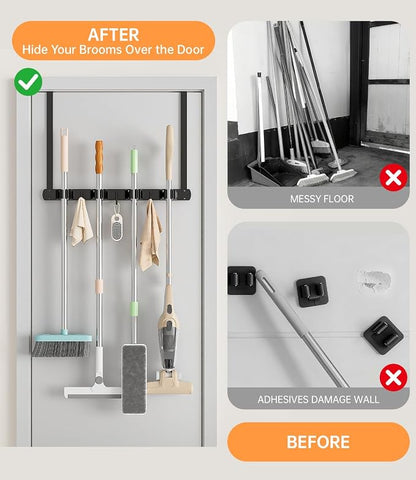 Broom Holder Over The Door - Image 2
