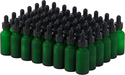 48 Pcs, 1oz Glass Dropper Bottle, Leakproof Tincture Bottles by SprayDroplet