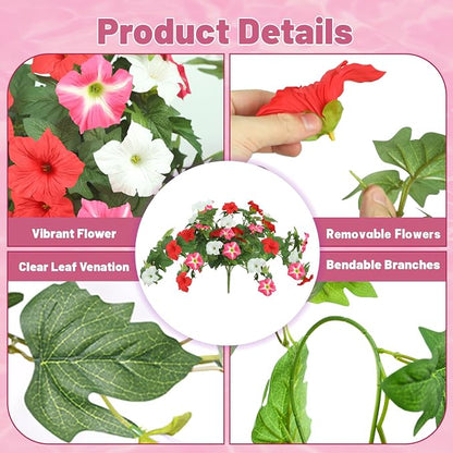 Artificial Flowers Hanging Baskets - Image 4