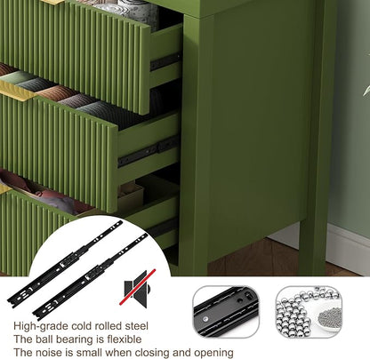 6 Drawer Dresser, Modern Wood Storage Chest of Drawers Organizer - Image 5