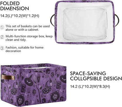 Halloween Witch Foldable Storage Basket - Image 2