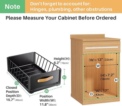 Pull out Cabinet Organizer, Heavy Duty Slide out Pantry Shelves Drawer Storage - Image 2