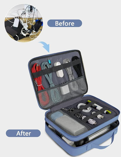 MATEIN Electronics Organizer Case, Cable Organizer Bag - Image 3