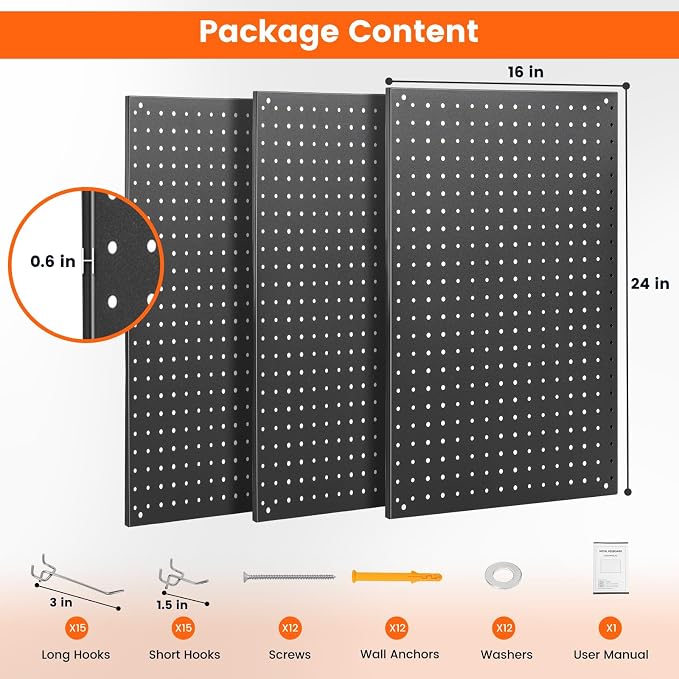 Pegboard, Dual-Size Hole Design - Image 2