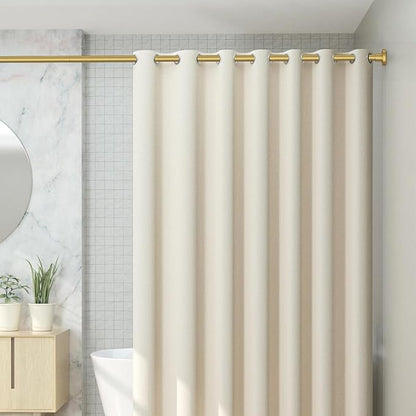 CorkLatta Gold Shower Curtain Rod 31 to 104 Inch, 1 Inch Diameter Adjustable - Image 7