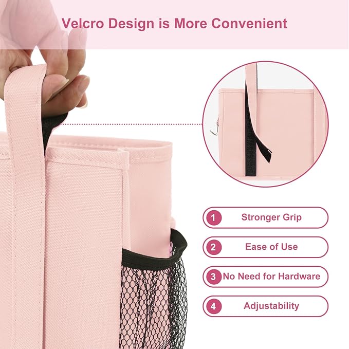 Surblue Bedside Caddy Hanging Bed Organizer Storage Bag Pocket - Image 5