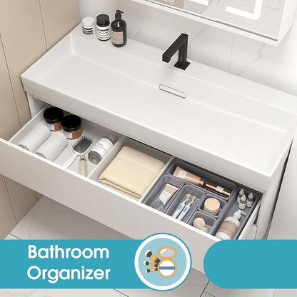 6 PCS Drawer Organizer Set, 3 Size Makeup Drawer Divider Organizer - Image 7