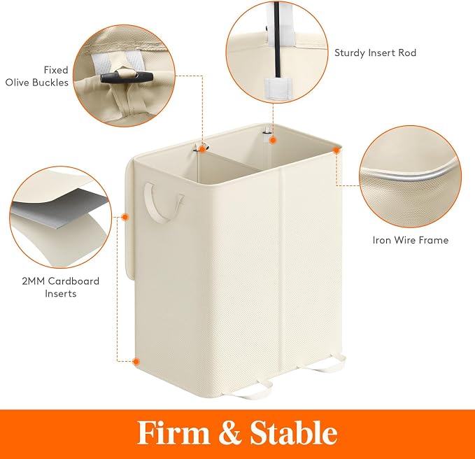 Lifewit Double Laundry Hamper - Image 2