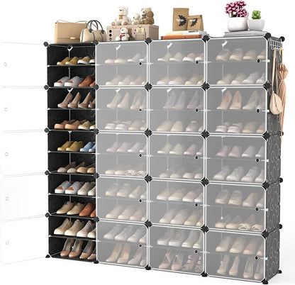 Portable Shoe Rack Organizer by WEXCISEforTidyingHouse