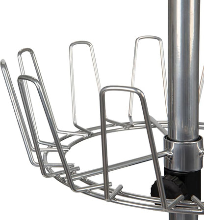 Household Essentials 4-Tier Revolving Shoe Tree, Heavy-Duty Steel - Image 7