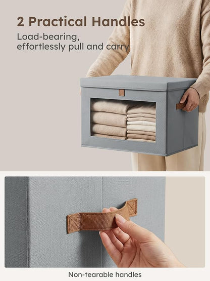 Homsorout Medium Fabric Storage bins - Image 4